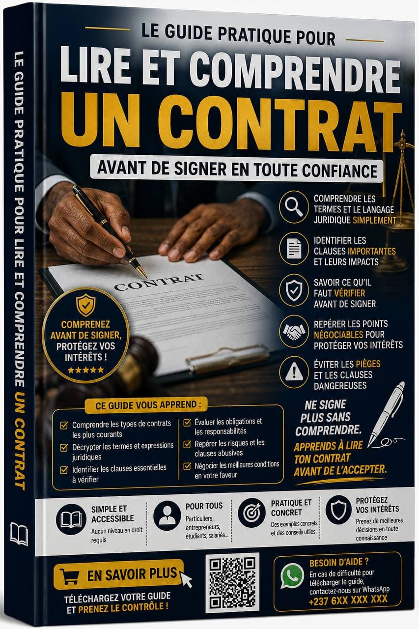 Couverture de Lire et Comprendre un Contrat