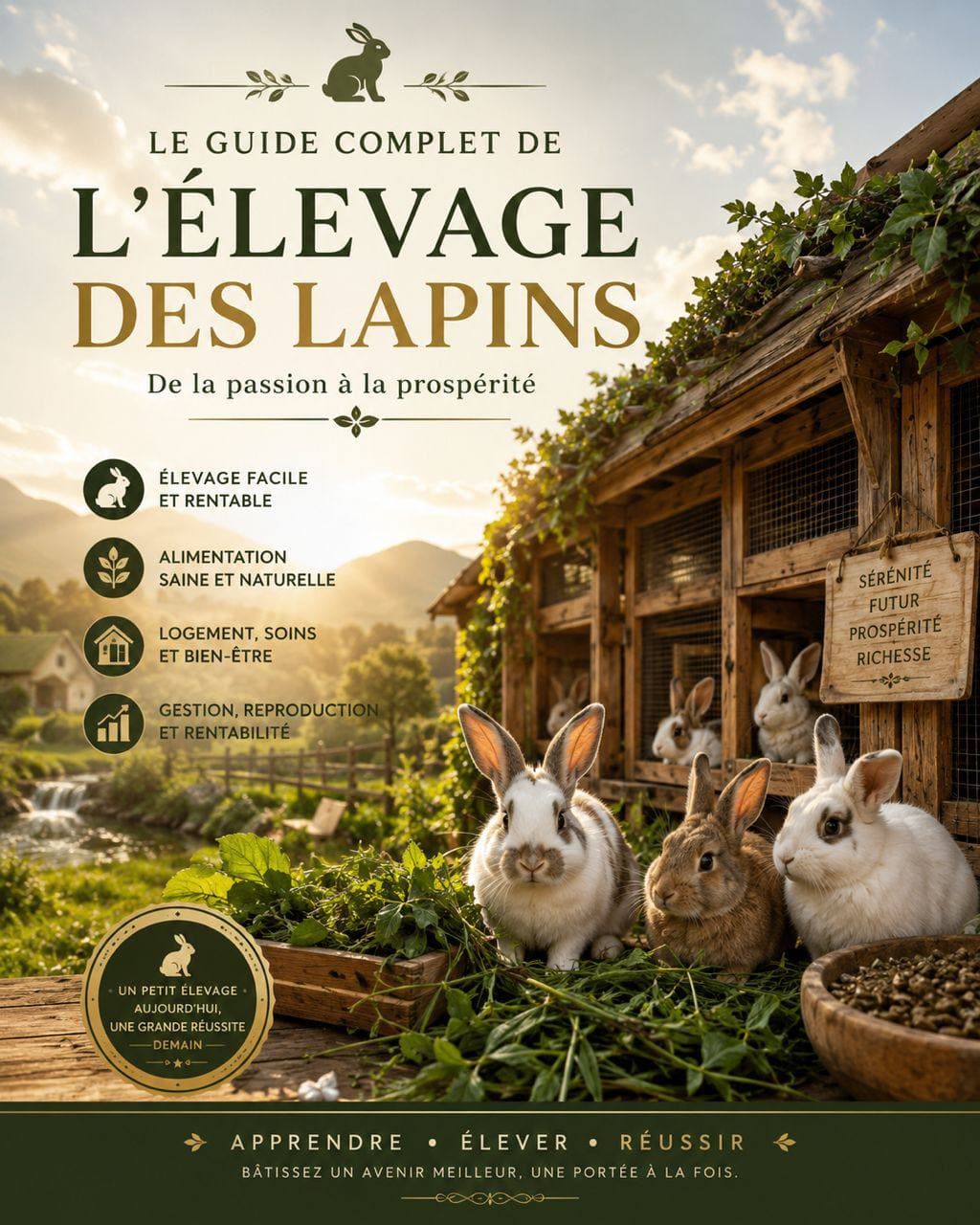 Couverture de Guide Avancé de l'Élevage des Lapins — Volume 2