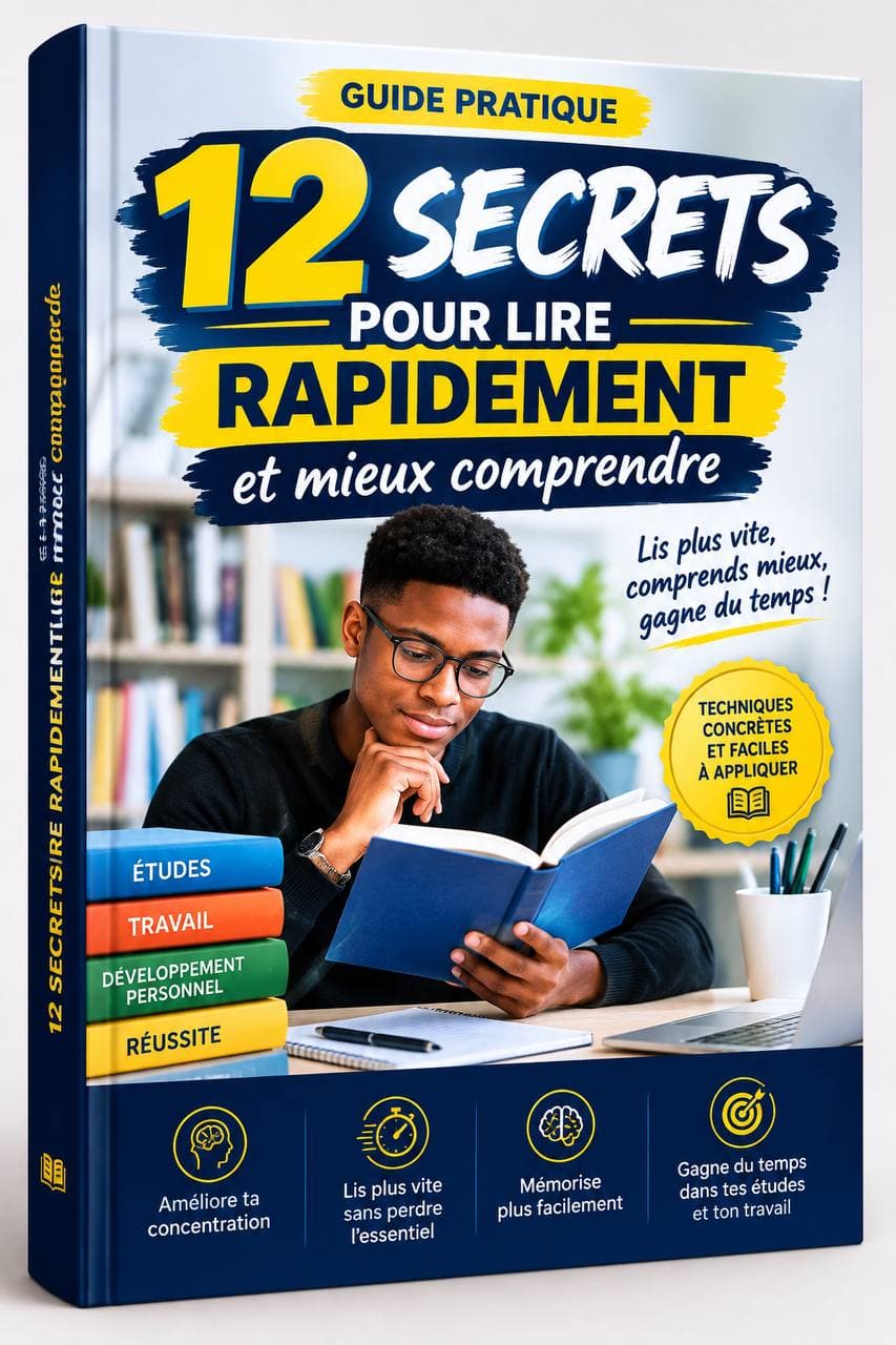 Couverture de 12 Secrets Pour Lire Rapidement