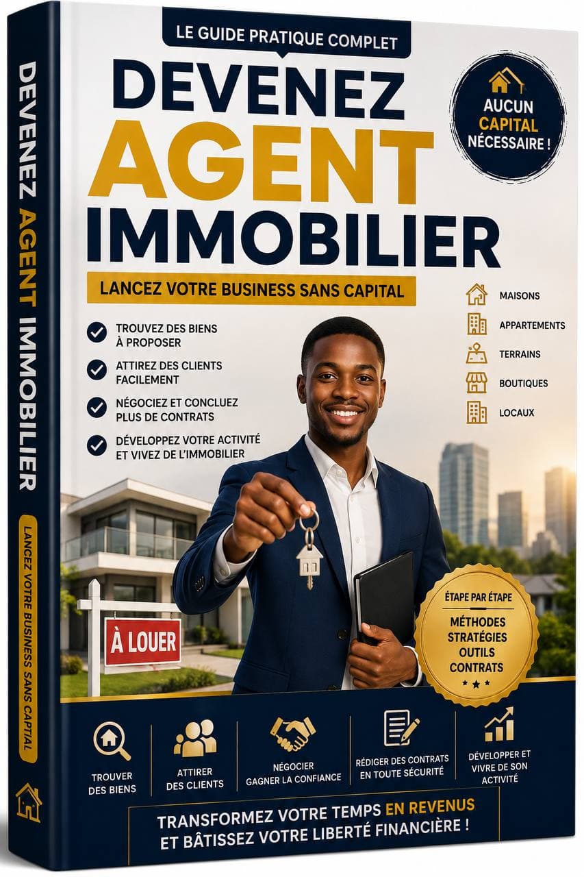 Couverture de Devenir Agent Immobilier Sans Capital