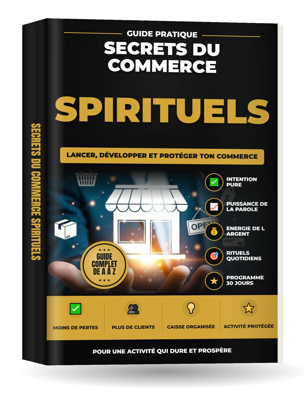 Couverture de Les Secrets Spirituels du Commerce