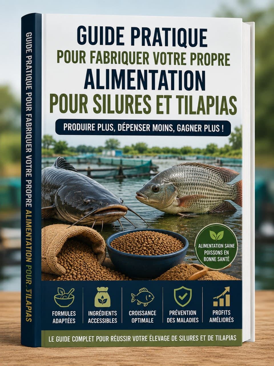 Couverture de Fabriquez Votre Propre Aliment pour Silures et Tilapias
