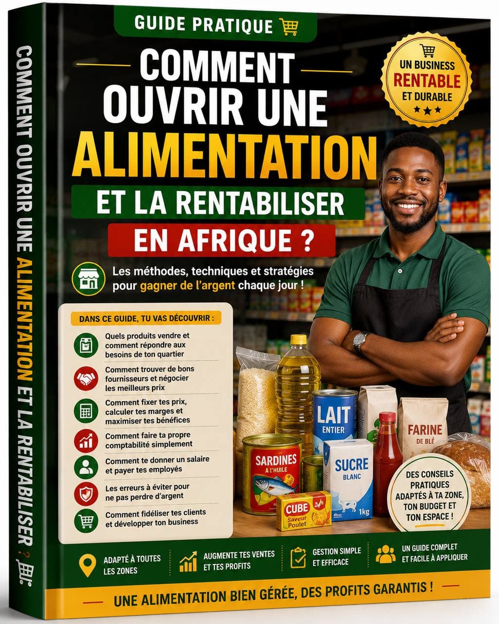 Couverture de Comment Ouvrir une Alimentation et la Rentabiliser en Afrique