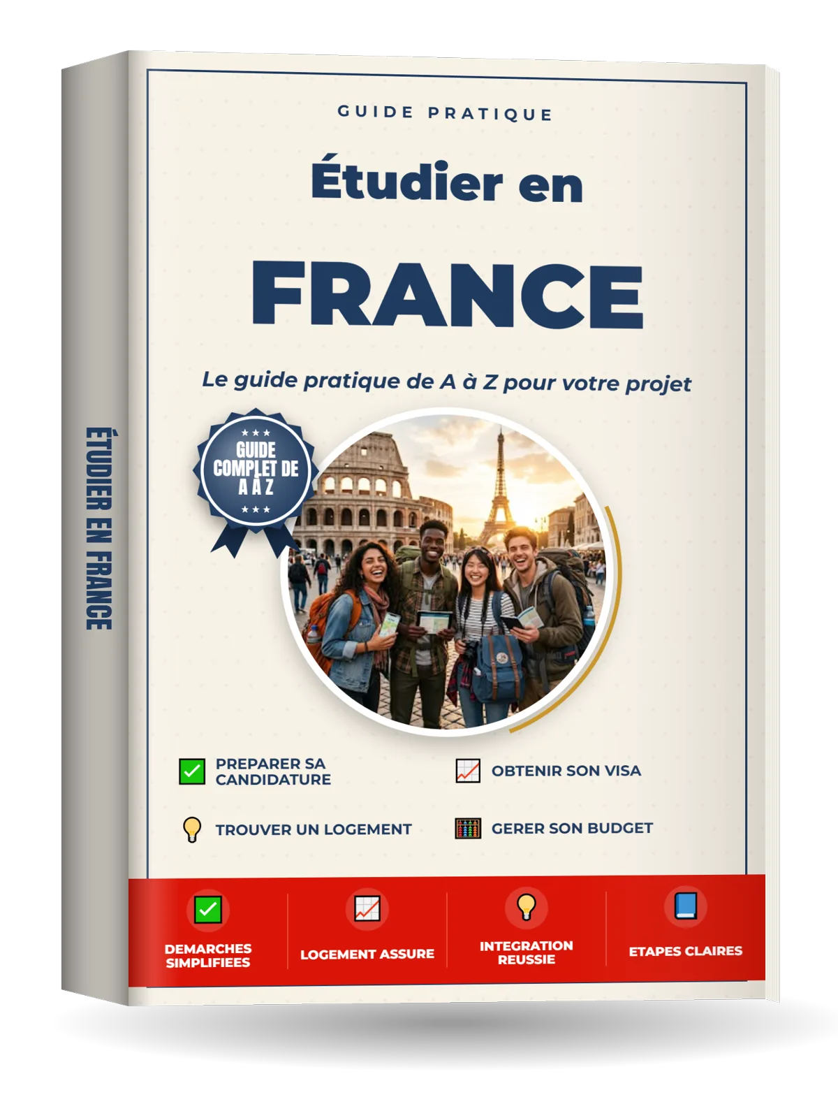 Couverture de Guide Complet : Étudier en France