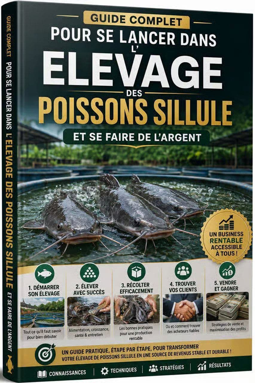 Couverture de Élevage du Poisson Silure : Démarrer avec 40 000 FCFA
