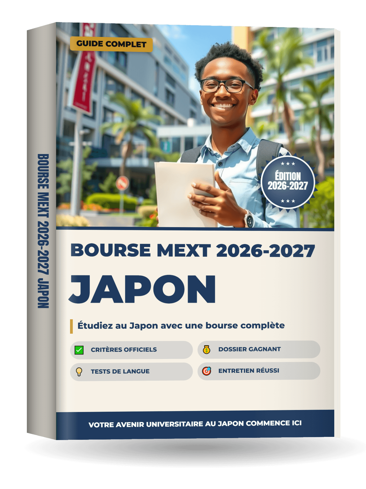 Couverture de La Bourse MEXT Japon 2026-2027