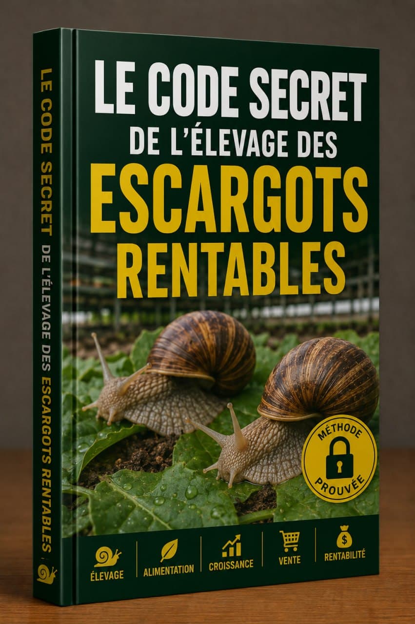 Couverture de Guide Complet de l'Élevage d'Escargots Rentable