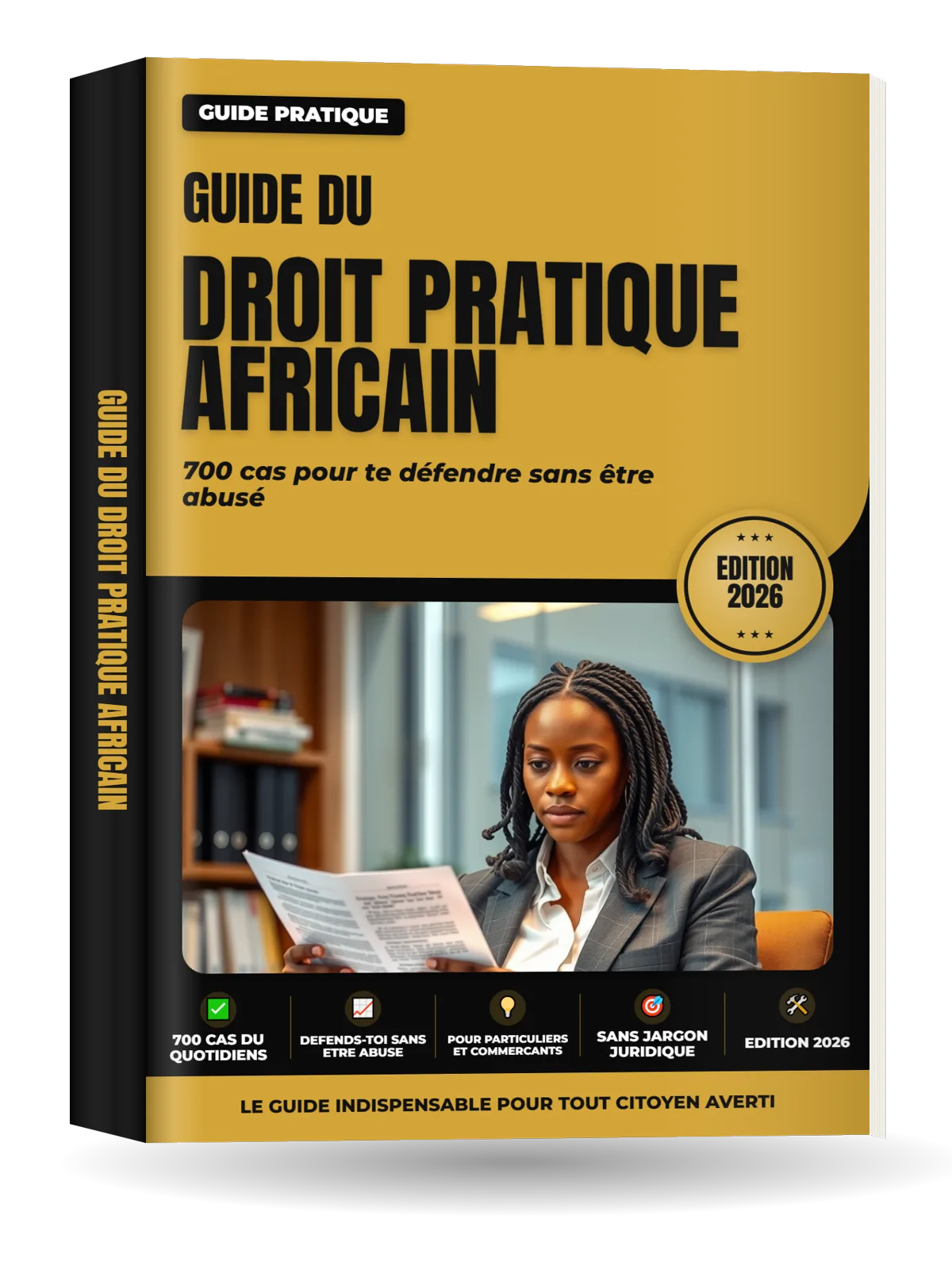 Couverture de Guide du Droit Pratique Africain (700 cas)