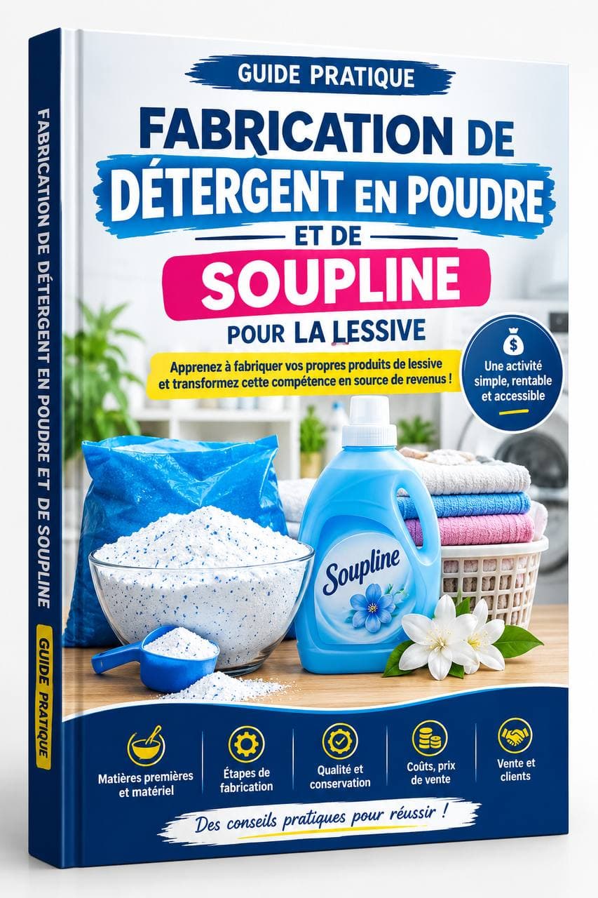Couverture de Fabrication de Détergent en Poudre et de Soupline